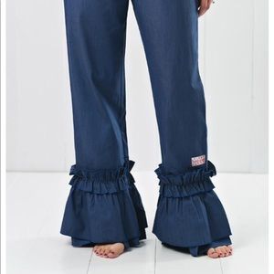 Ruffle girl women’s jean